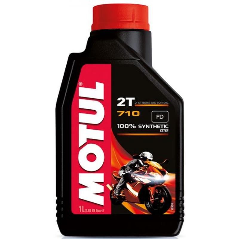 Купить Масло моторное 2T  MOTUL  710 синтетика 1 литр